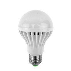   7W kompakt energiatakarékos LED izzó, E27 foglalatba / 7W=~80W - hideg fehér