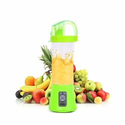   Juice hordozható turmixgép / USB-s smoothie készítő, 380 ml - kék