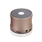 Mini Bluetooth hangszóró és mp3 lejátszó / vezeték nélküli kihangosító - bronz
