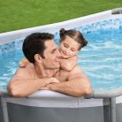 Bestway Power Steel medence vízforgatóval - 305x200x84 cm