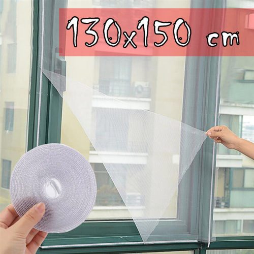 Tépőzáras szúnyogháló ablakra – vágható / 130x150 cm