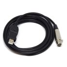 Átalakító audió kábel XLR-ről USB-re