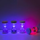 Homokóra formájú párásító LED fényekkel / diffúzor / 280 ml / fehér