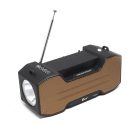 Napelemes, vezeték nélküli bluetooth hangszóró és FM rádió / hordozható / FP-92-S