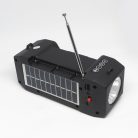 Napelemes, vezeték nélküli bluetooth hangszóró és FM rádió / hordozható / FP-92-S