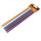 Ragasztópisztoly patron vastag 11x200 mm / színes-csillámos, 5db