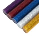 Ragasztópisztoly patron vastag 11x200 mm / színes-csillámos, 5db