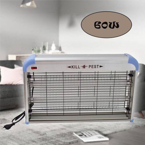 60W elektromos szúnyog és rovarcsapda, alumínium házzal, UV-fénnyel