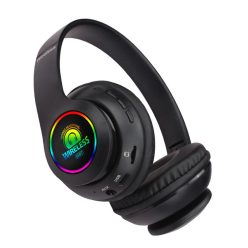   LED fényes, összecsukható fejhallgató / vezeték nélküli Bluetooth headset