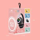 LED fényes, összecsukható fejhallgató / vezeték nélküli Bluetooth headset