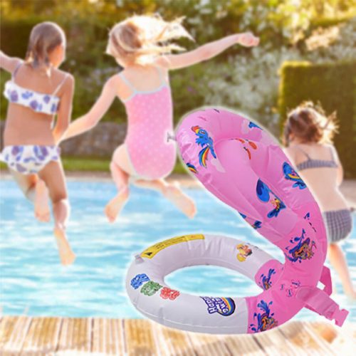 Felfújható úszómellény gyermekeknek - csattal / rózsaszín (2043)