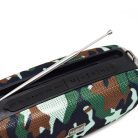 Vezeték nélküli Bluetooth hangszóró – rádióval és zseblámpával / terepmintás (HF-F866)