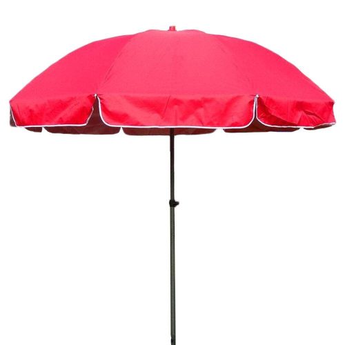 260 cm-es napernyő állítható állvánnyal - piros