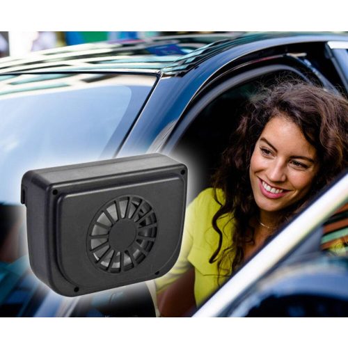 Napelemes szellőztető ventilátor autóba / autó ablakra rögzíthető