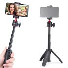 Ulanzi teleszkópos mini tripod / gömbfejjel és telefontartóval - szelfi bottá alakítható (MT-08)
