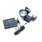 LED Motion Sensor - Mozgásérzékelős biztonsági kültéri napelemes lámpa / 11+11 LED, 10W