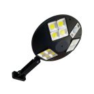 Napelemes indukciós kültéri körlámpa - 12 COB LED / mozgásérzékelő, beépített napelem panel