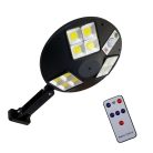 Napelemes indukciós kültéri körlámpa - 12 COB LED / mozgásérzékelő, beépített napelem panel