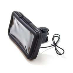   Univerzális motorra rögzíthető telefontartó - vízálló / fekete (LX-12)