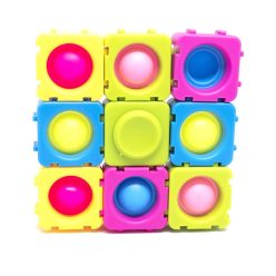   Moduláris Pop It stresszoldó játék / Fidget spinnerként is használható