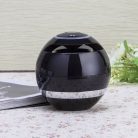 Gömb formájú Bluetooth hangszóró - színváltós LED fénnyel / DC5V, MIC, TF, AUX bemenetek