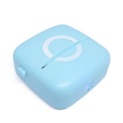   Vezeték nélküli mini nyomtató / Bluetooth hőnyomtató - mobilról is használható, kék