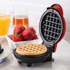 Mini gofrisütő, 350W, jelzőfény, tapadásmentes bevonat