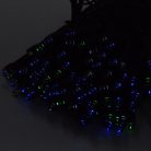 Napelemes karácsonyi égősor kültérre, 200 led - multicolor / 20 méter (971)