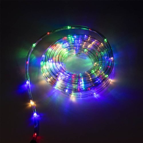 10 méteres flexibilis fénykábel / karácsonyi világítás, 8 világítási mód, multicolor