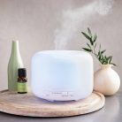 500 ml-es aromaterápiás diffúzór LED fénnyel, távirányítóval