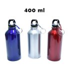 Fém kulacs karabinerrel, 400 ml