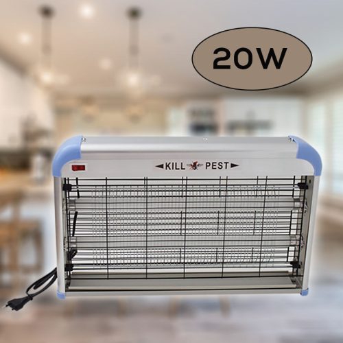 20W elektromos szúnyog és rovarcsapda, alumínium házzal, UV-fénnyel (MT-020)