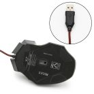 X7 gamer egér - vezetékes optikai egér LED világítással