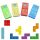 Retro tetris játékkonzol - színes