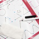 Fejlesztő füzet vonalvezetés gyakorlásához, letörölhető filccel