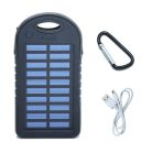 Napelemes Powerbank LED lámpával / 2 x USB port, 3000 mAh
