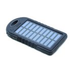 Napelemes Powerbank LED lámpával / 2 x USB port, 3000 mAh