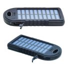 Napelemes Powerbank LED lámpával / 2 x USB port, 3000 mAh