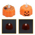 Halloween tök, kicsi ledes teamécses
