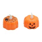 Halloween tök, kicsi ledes teamécses