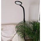 Design LED állólámpa állítható fényerővel és színhőmérséklettel - fekete