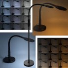 Design LED állólámpa állítható fényerővel és színhőmérséklettel - fekete