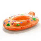 Swim Ring - felfújható, beülős úszógyűrű 55x38 cm - narancssárga pöttyös