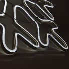 Nagy karácsonyi LED hópehely ablakdísz / 51 cm