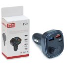 C2 Bluetooth FM transzmitter 2 db USB és Type-C csatlakozóval