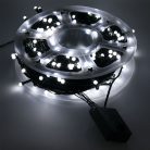 250 LED-es kültéri karácsonyi izzósor – hideg fehér / 50 méter