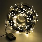 500 LED-es kültéri karácsonyi izzósor – meleg fehér / 100 méter