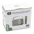 Karaoke szett – akkumulátoros Bluetooth hangfal vezeték nélküli mikrofonnal (YS-104)