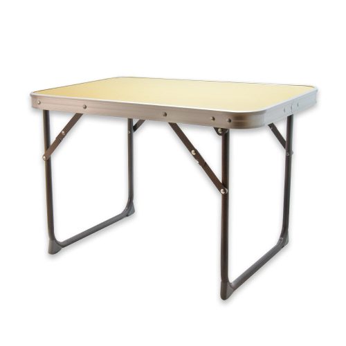 Kemping asztal, barna - 60x40x40 cm