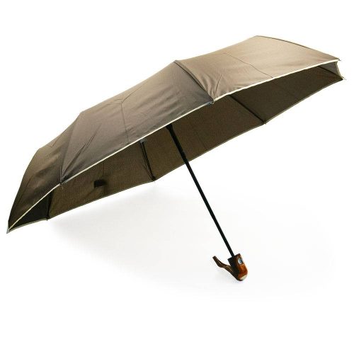 Összecsukható esernyő, barna színben